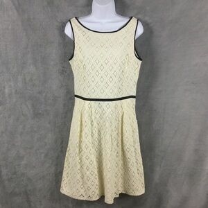 Ralph Lauren Cream Lace Sleeveless Dress Old Money Quiet Luxury